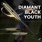 [디아멍 블랙] 와니엘 유소년 알루미늄배트 (-8) 1.21KBN 인증
