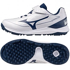 [11GT252714] 미즈노 유소년 인조잔디화 (백+남)