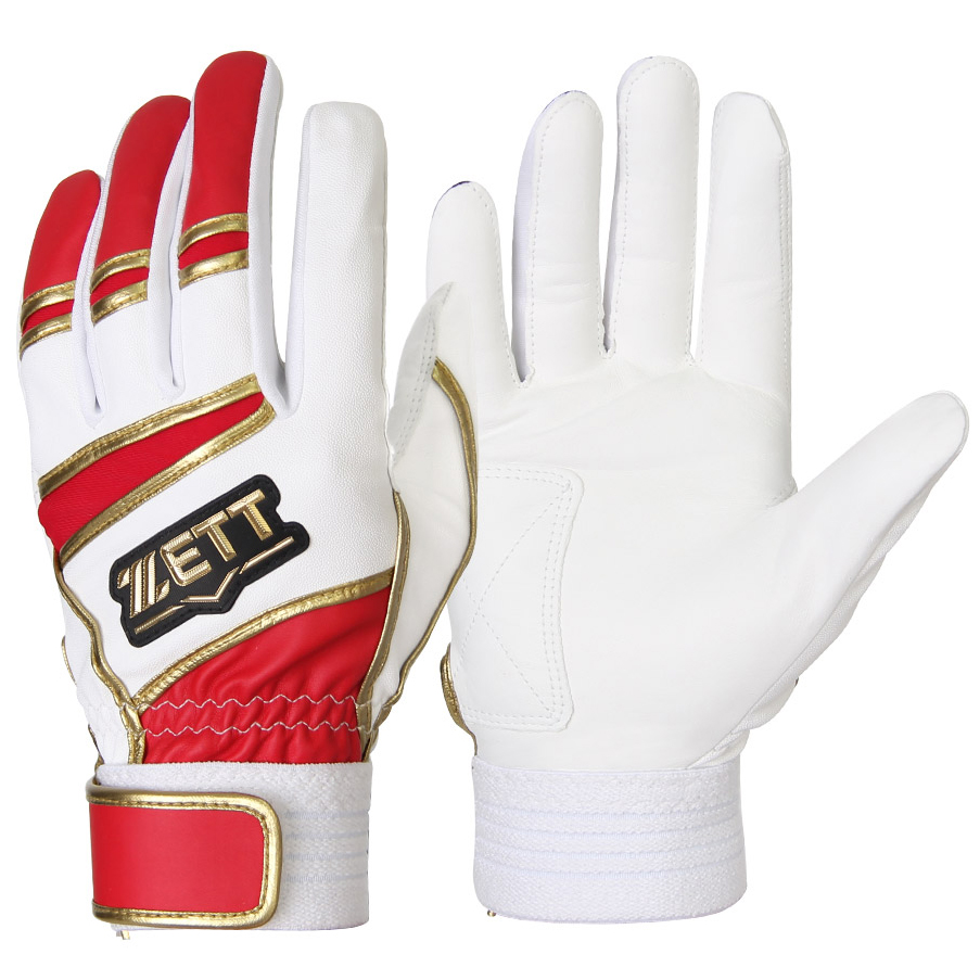 [BGK-359] ZETT 배팅장갑 (백+적)