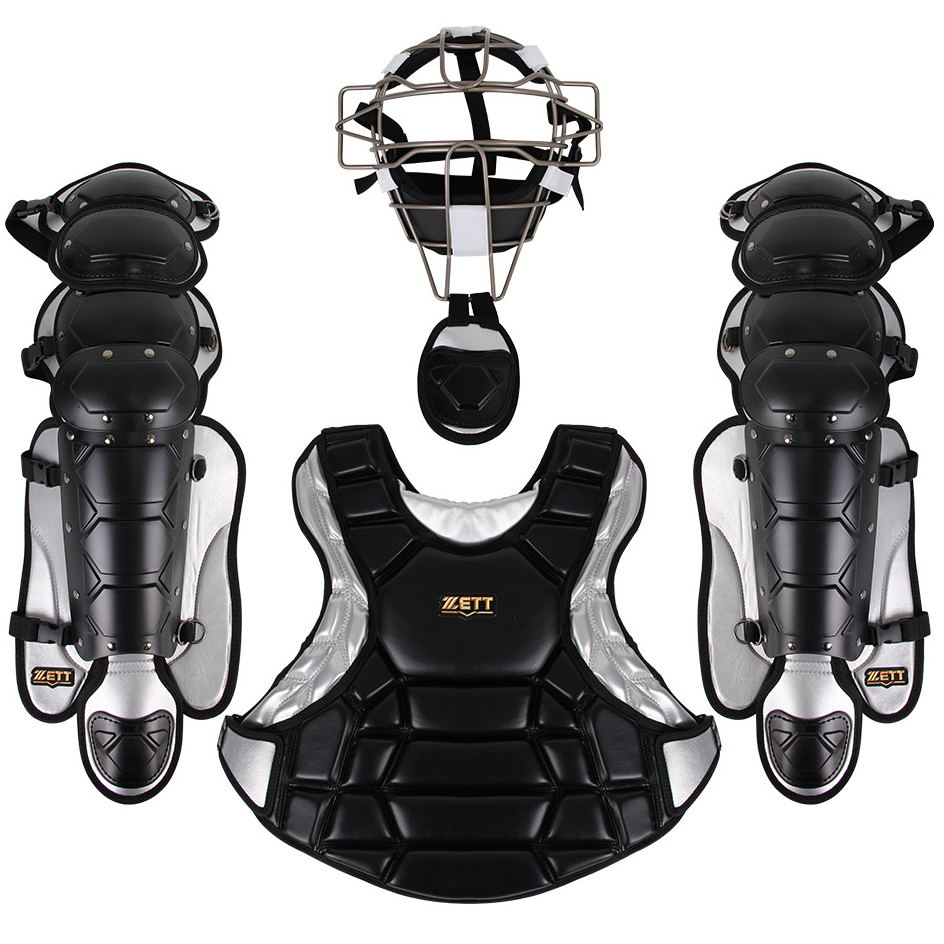 [BLK-007] ZETT 포수장비세트 (검정)