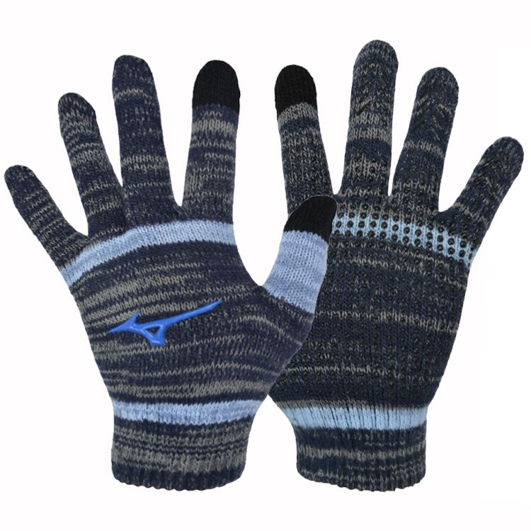 [5114] 미즈노 유소년 니트장갑 (남+하늘)
