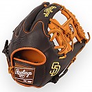 [GHW5GMX 205W-2-SPD]  Rawlings 게이머 XLE 내야 (진갈색+오렌지) 11.75인치