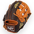 [GHW5GMX NA-6-SPD] Rawlings 게이머 XLE 내야 (진갈색+오렌지) 12인치