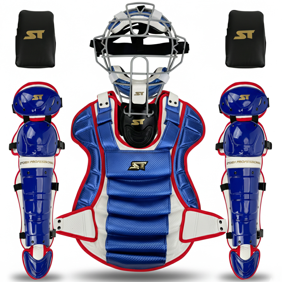 스톰 2026 프리미엄 알로이 포수장비세트 (청+백)