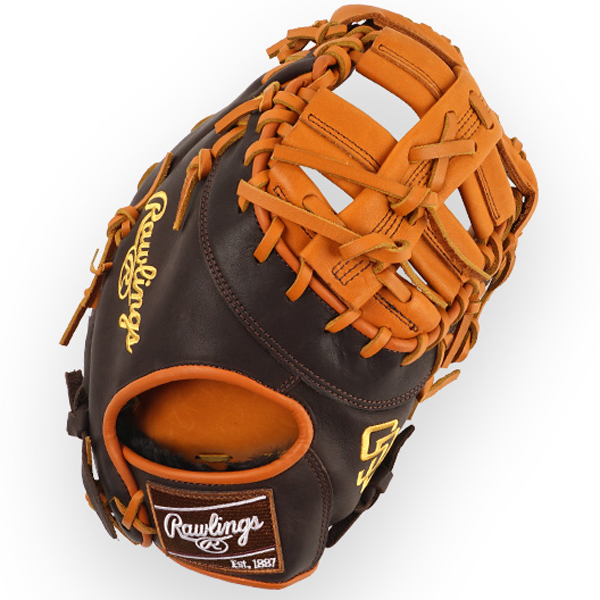 [GHW5GMX DCT-10-SPD] Rawlings 게이머 XLE 1루 (진갈색+오렌지)