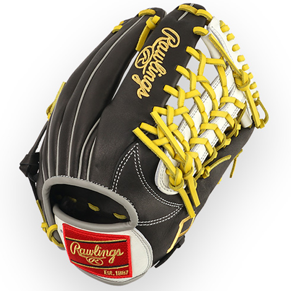 [GHW5GMX N65-4V-PIT] Rawlings 게이머 XLE 내야 (검+백+노랑) 11.75인치