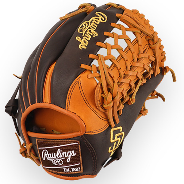 [GHW5GMX N65-4V-SPD] Rawlings 게이머 XLE 내야 (진갈색+오렌지) 11.75인치