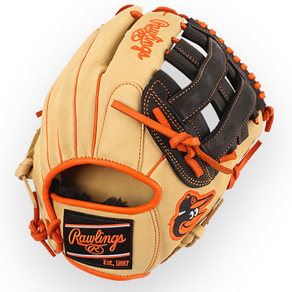 [GHW5GMX NA-6-BAL] Rawlings 게이머 XLE 내야 (베이지+검+오렌지) 12인치