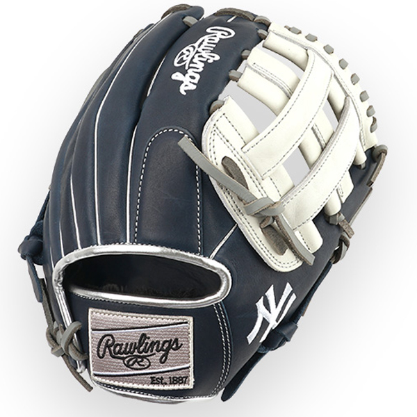 [GHW5GMX NA-6-NYY] Rawlings 게이머 XLE 내야 (검+백+회색) 12인치