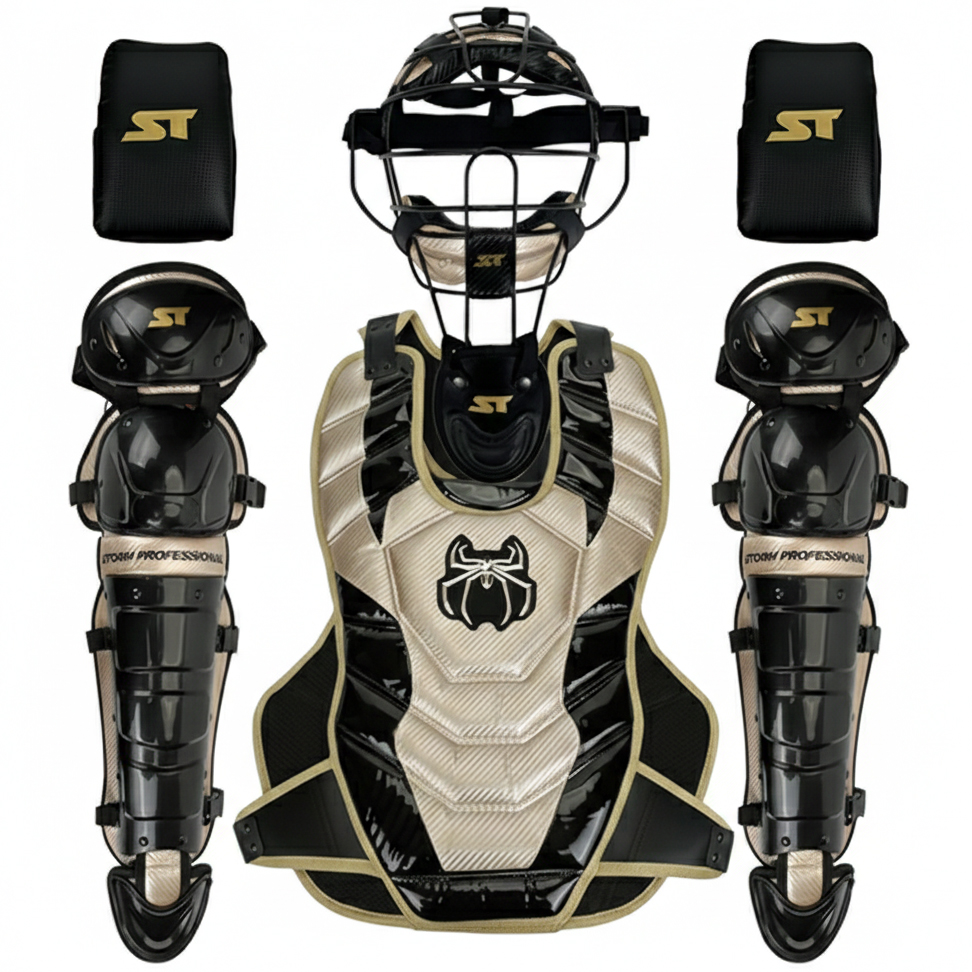 [스파이더] 스톰 2026 포수장비세트 (골드+검)