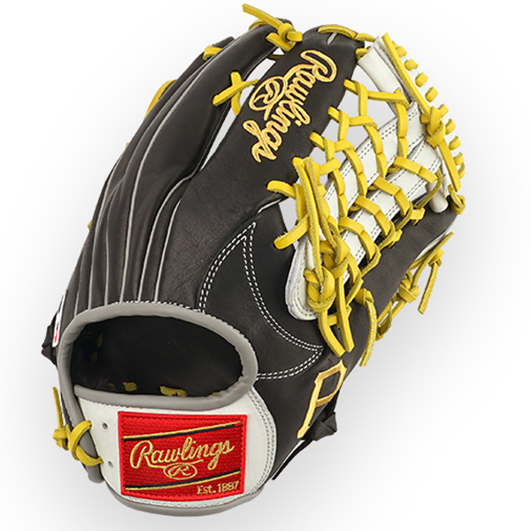 [GHW5GMX Y70-4V-PIT] Rawlings 게이머 XLE 외야 (검+백+노랑) 13인치