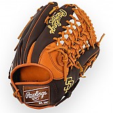 [GHW5GMX Y70-4V-SPD] Rawlings 게이머 XLE 외야 (진갈색+오렌지) 13인치