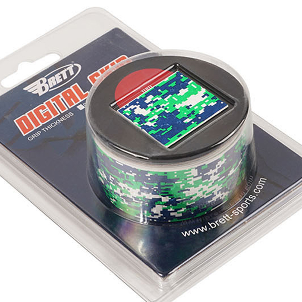 [BTG-60] 브렛 디지털 스킨 배트그립 (녹색+남)
