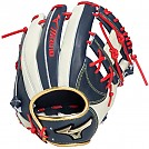 [34303] 미즈노 글로벌 엘리트 콜렉션 내야 (남+실버+적끈) 12인치